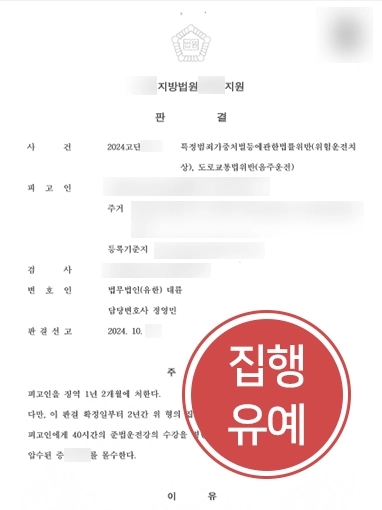 대구음주운전변호사 | 음주 후 오토바이 몰다가 사고 낸 의뢰인 형사 처벌 방어 성공