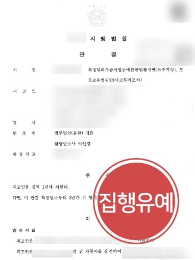 [도주치상죄 혐의 집행유예] 교통사고변호사, 피고인 귀화한 지 얼마 안된 점 강조해 실형 면해