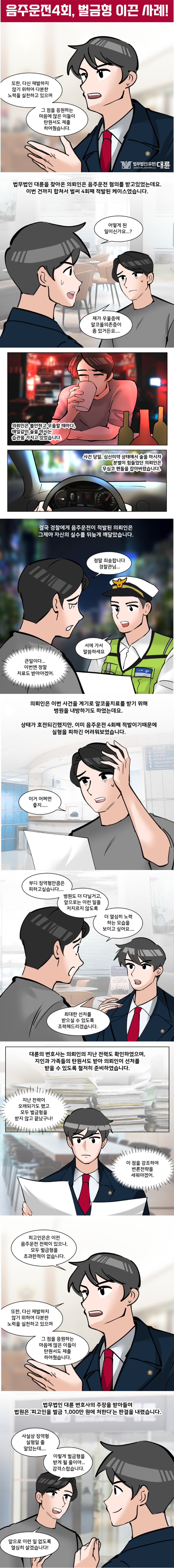 음주운전4회벌금 핵심 쟁점은