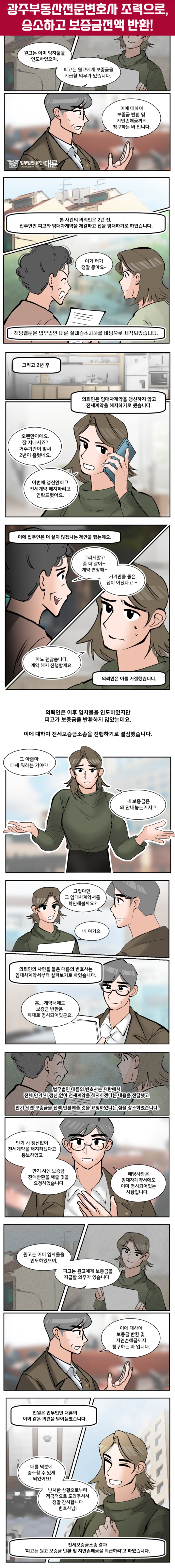 광주부동산전문변호사 보증금 반환 받으려면