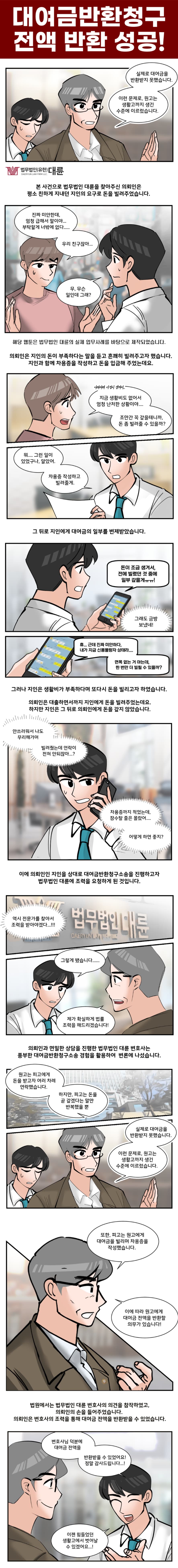 수원대여금변호사 빌려준 돈 전부 돌려받으려면