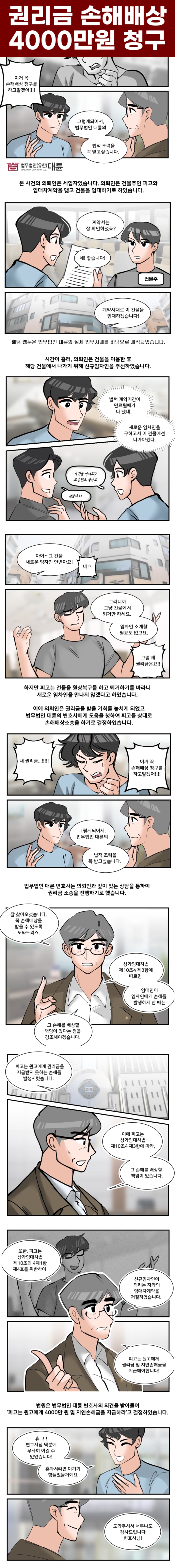 권리금소송, 지연손해금까지 전부 받아내는 방법